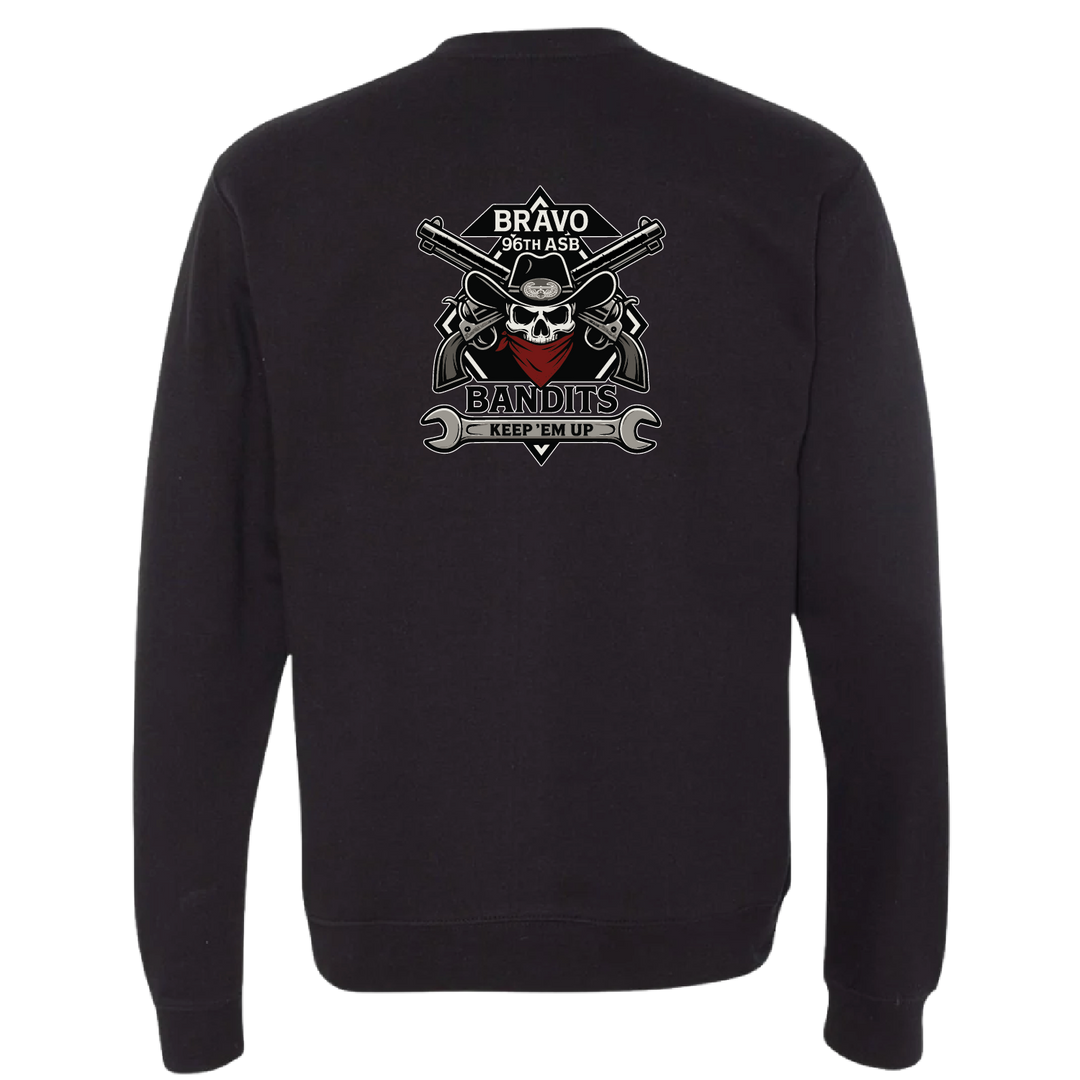 B Co, 96th ASB "Bandits" Crewneck Sweatshirt
