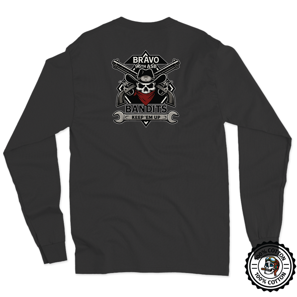 B Co, 96th ASB "Bandits" Long Sleeve T-Shirt