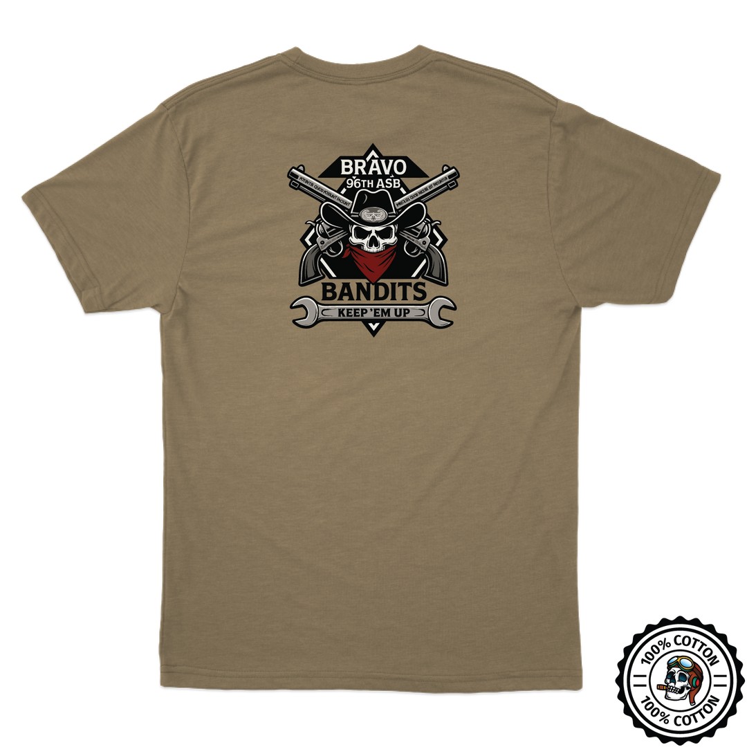 B Co, 96th ASB "Bandits" Tan T-Shirt