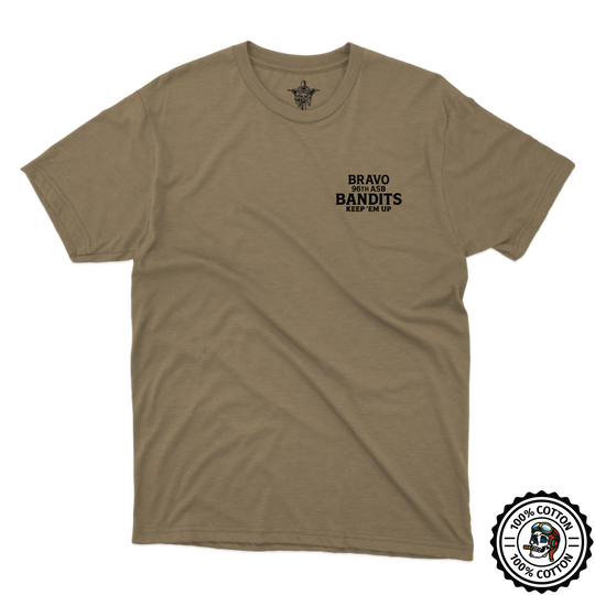B Co, 96th ASB "Bandits" Tan T-Shirt