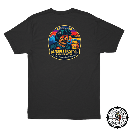 C Co, 2-4 GSAB "Banquet Dustoff" V2 T-Shirts
