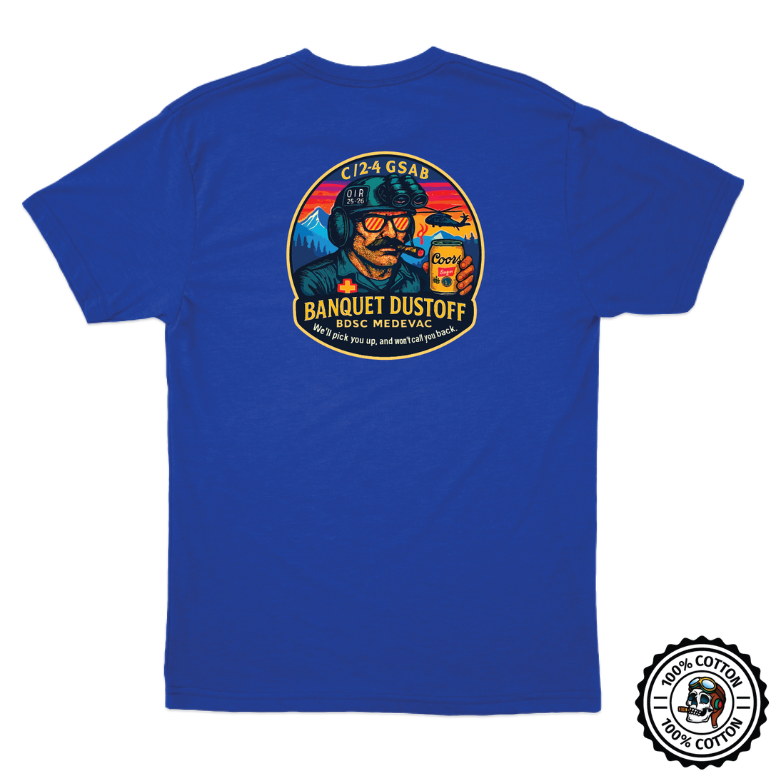 C Co, 2-4 GSAB "Banquet Dustoff" V2 T-Shirts