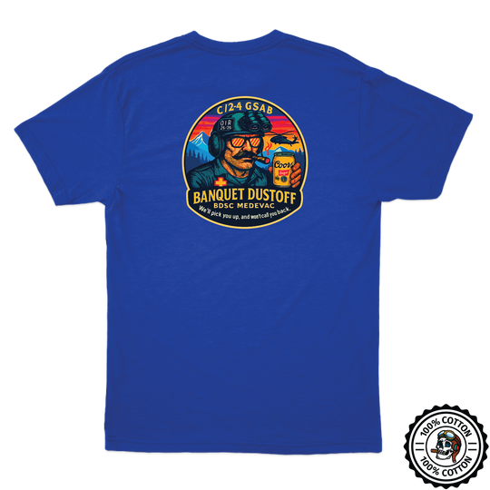 C Co, 2-4 GSAB "Banquet Dustoff" V2 T-Shirts