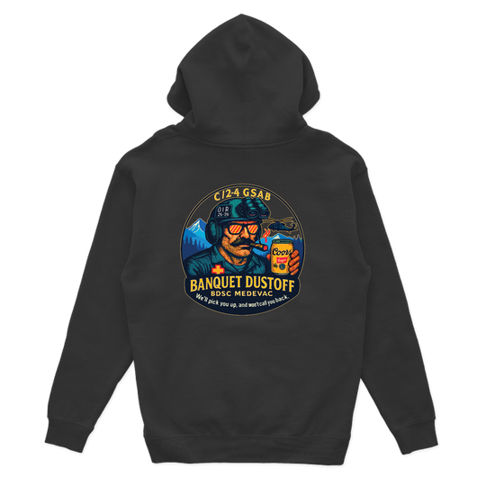 C Co, 2-4 GSAB "Banquet Dustoff" Hoodies