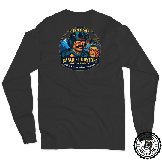 C Co, 2-4 GSAB "Banquet Dustoff" Long Sleeve T-Shirt