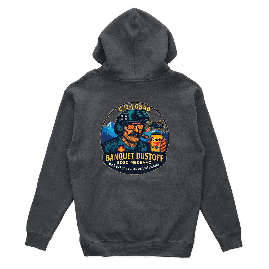 C Co, 2-4 GSAB "Banquet Dustoff" Hoodies