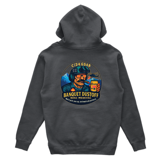 C Co, 2-4 GSAB "Banquet Dustoff" Hoodies
