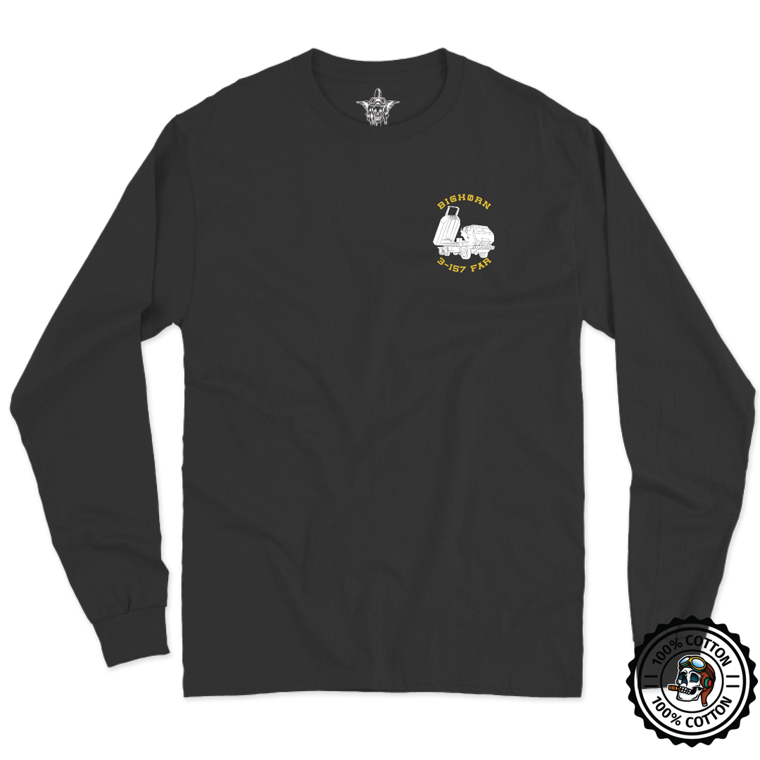B BTRY, 3-157 FAR "Bighorn" Long Sleeve T-Shirt
