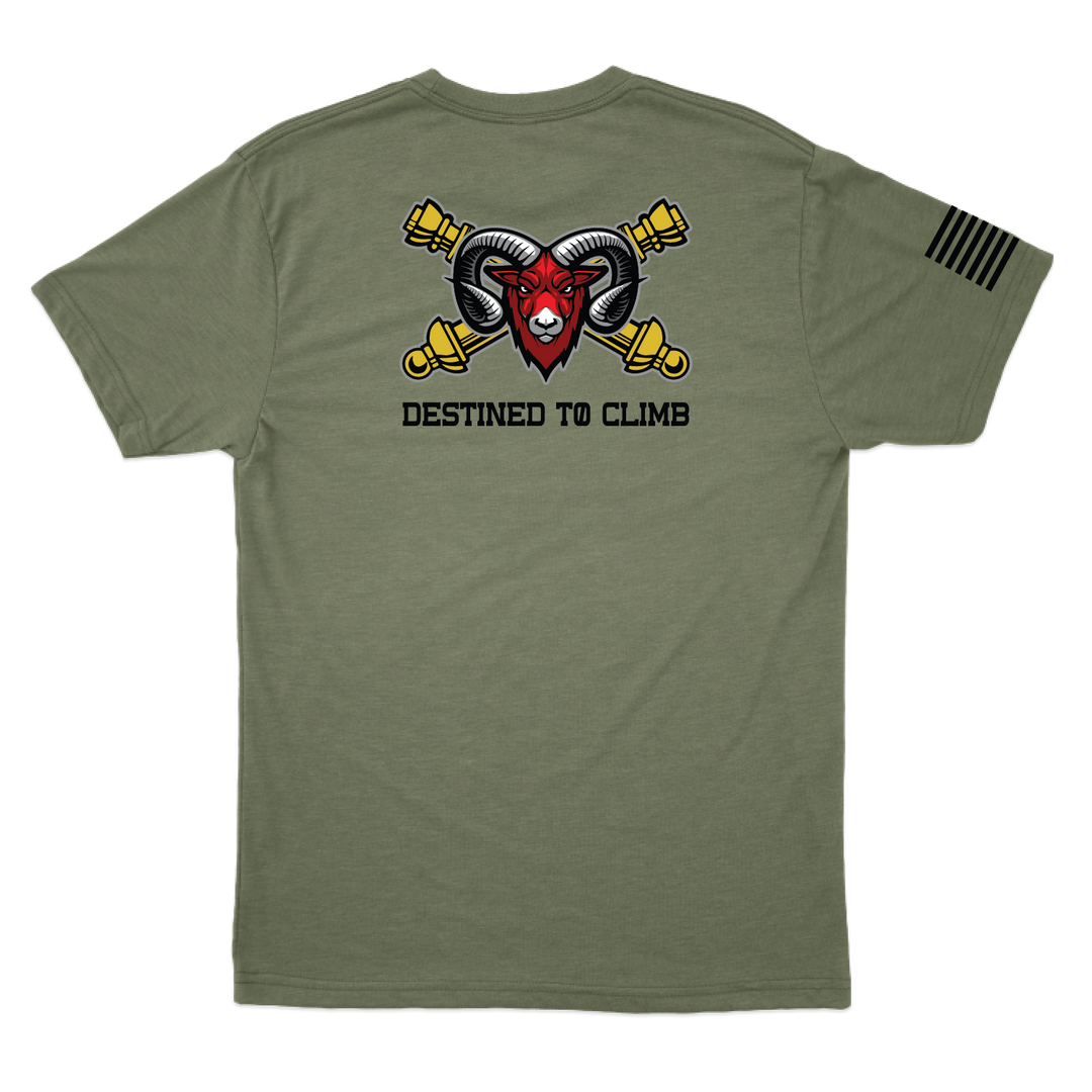 B BTRY, 3-157 FAR "Bighorn" W/ Flag T-Shirts