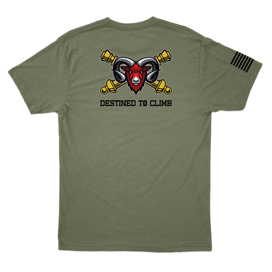 B BTRY, 3-157 FAR "Bighorn" W/ Flag T-Shirts