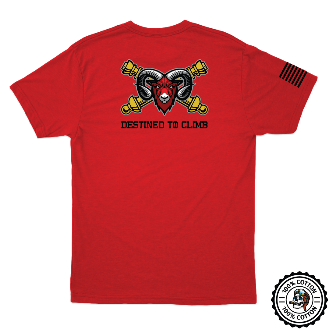 B BTRY, 3-157 FAR "Bighorn" W/ Flag T-Shirts