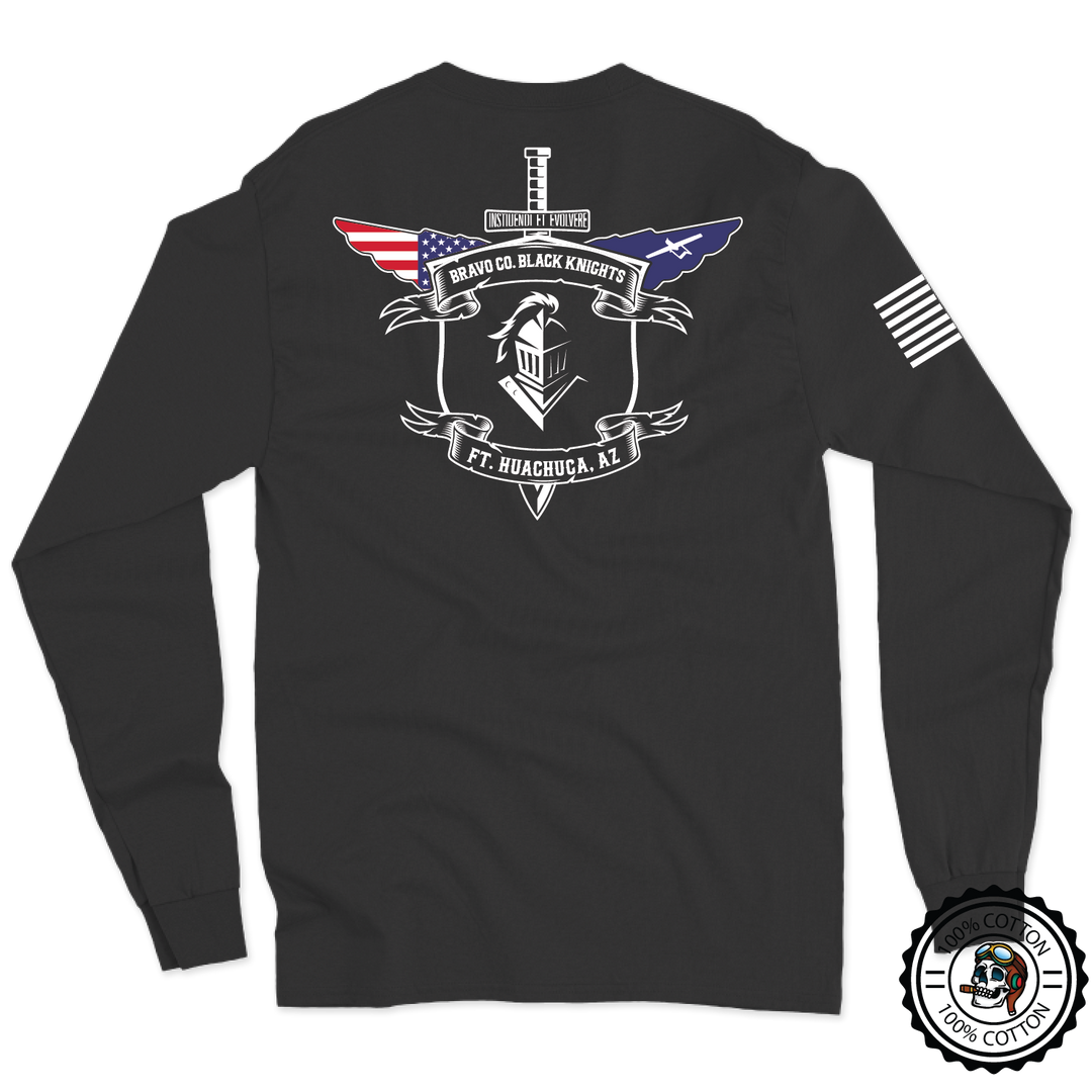 B Co, 2-13th AVN REG "Black Knights" Long Sleeve T-Shirt