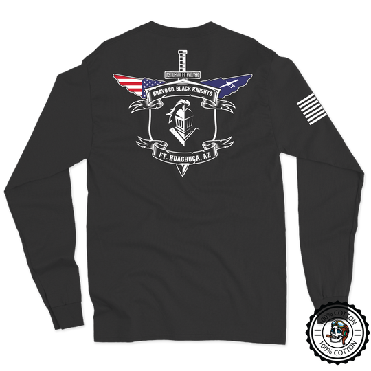 B Co, 2-13th AVN REG "Black Knights" Long Sleeve T-Shirt