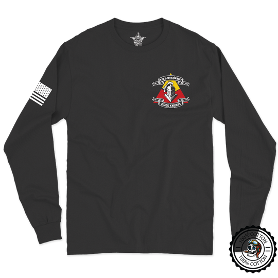 B Co, 2-13th AVN REG "Black Knights" Long Sleeve T-Shirt