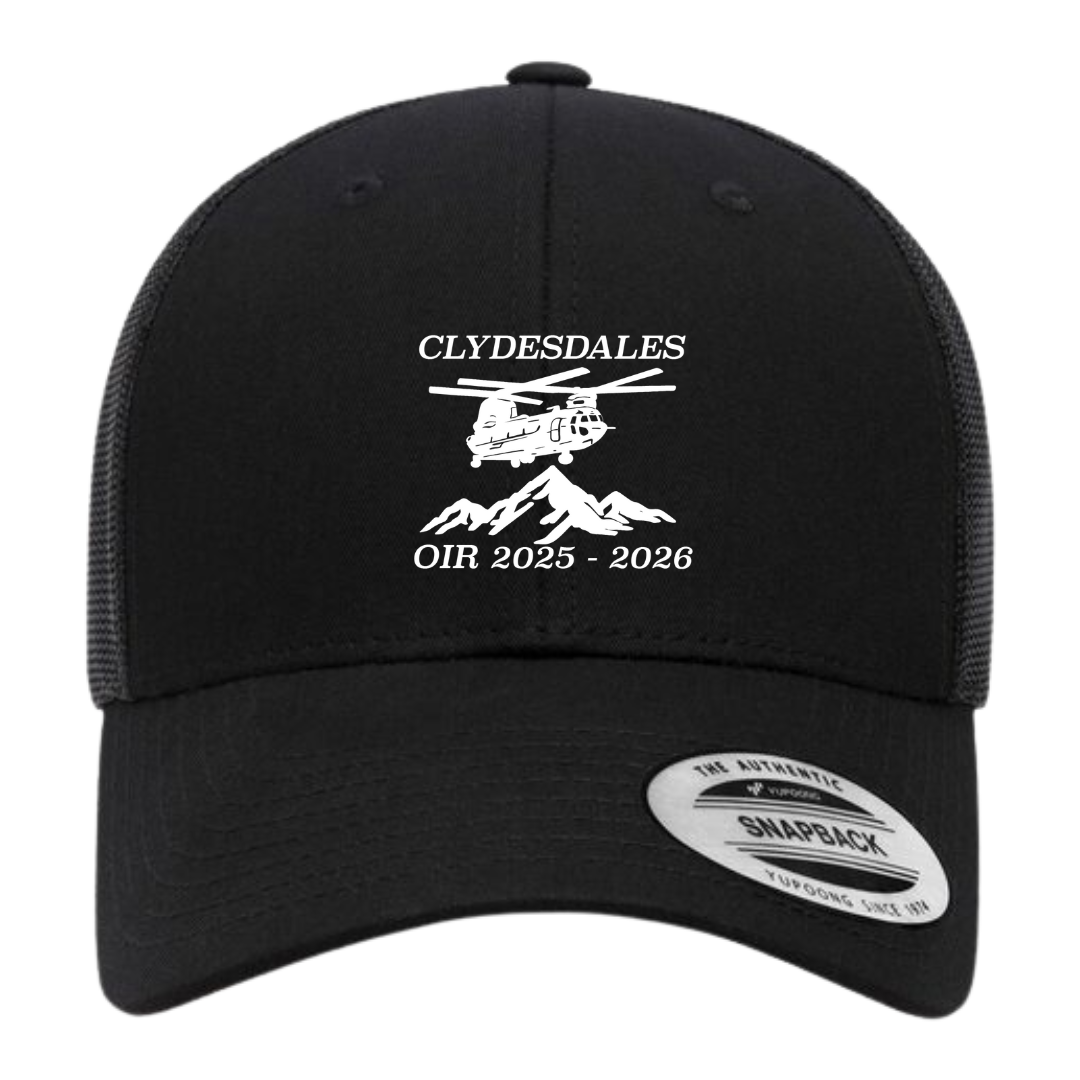 B Co, 2-4 AVN "Clydesdales" Embroidered Hats
