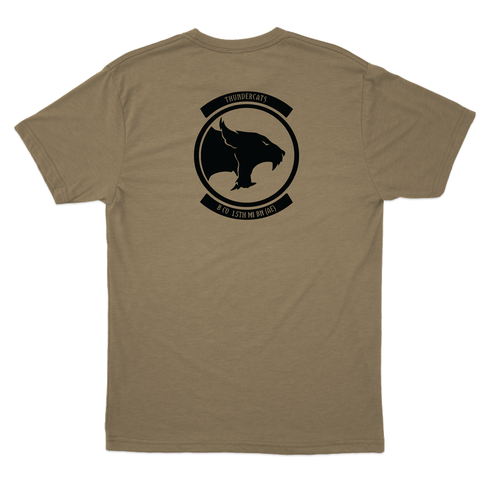 B Co, 15th MI BN (AE) "Thundercats" Tan T-Shirt