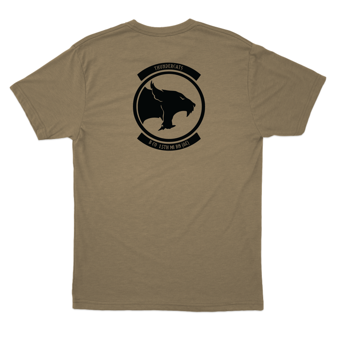 B Co, 15th MI BN (AE) "Thundercats" Tan T-Shirt