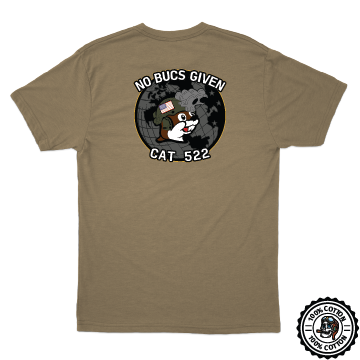 CAT 522 "No Bucs Given" Tan 499 T-Shirt