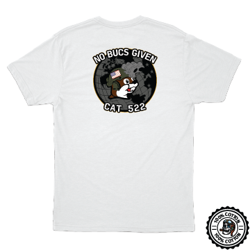 CAT 522 "No Bucs Given" T-Shirts