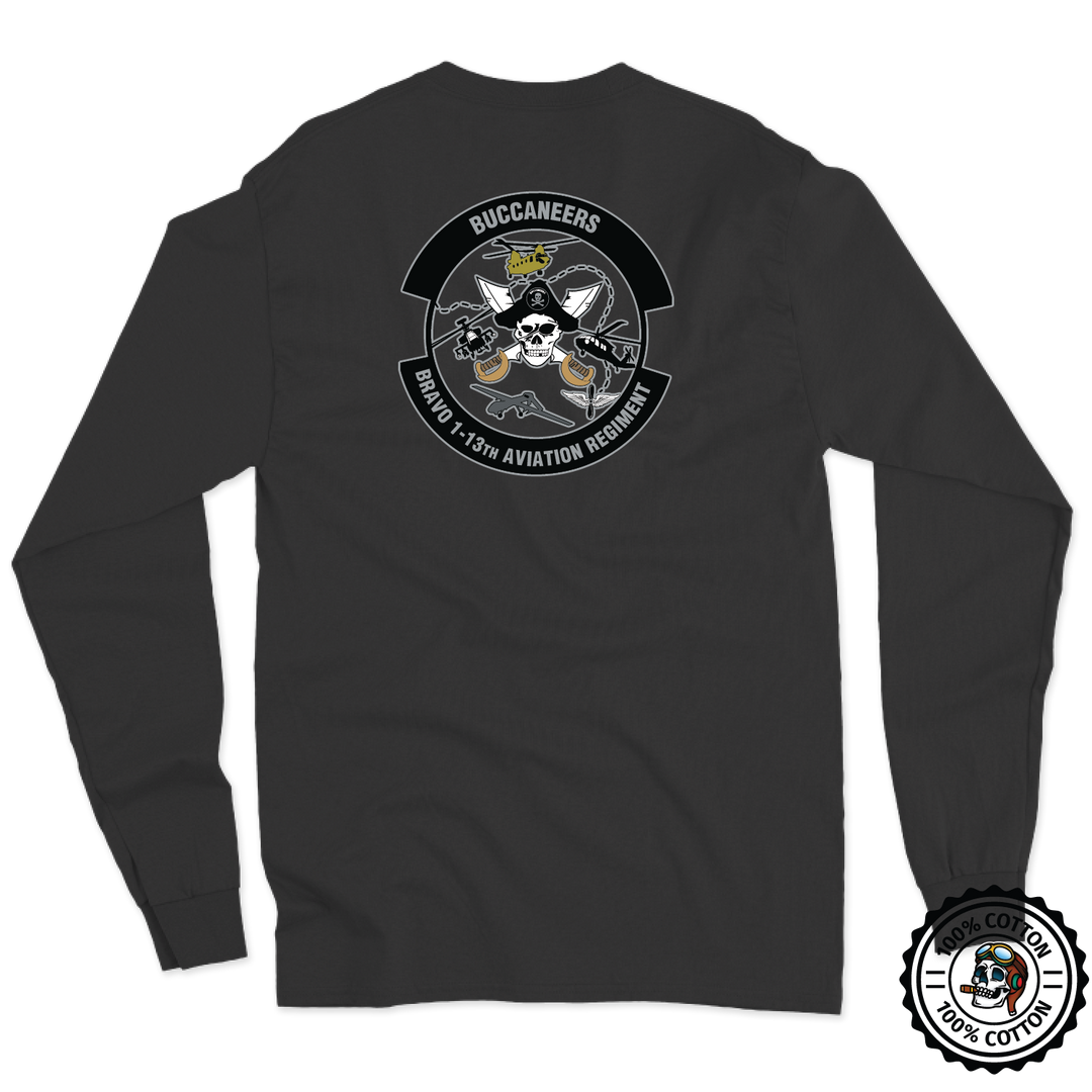 B Co, 1-13th AVN "Buccaneers" Long Sleeve T-Shirt