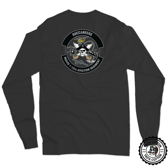B Co, 1-13th AVN "Buccaneers" Long Sleeve T-Shirt