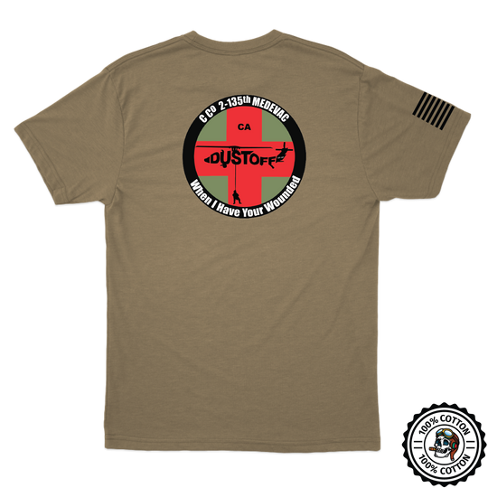 C Co, 2-135 GSAB DUSTOFF Tan 499 T-Shirt