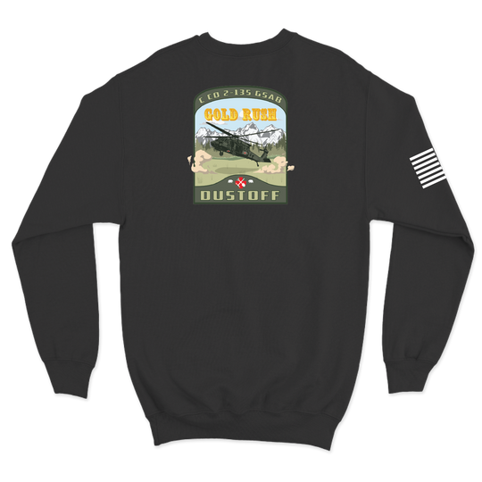 C Co, 2-135 GSAB "Gold Rush Dustoff" Crewneck Sweatshirt