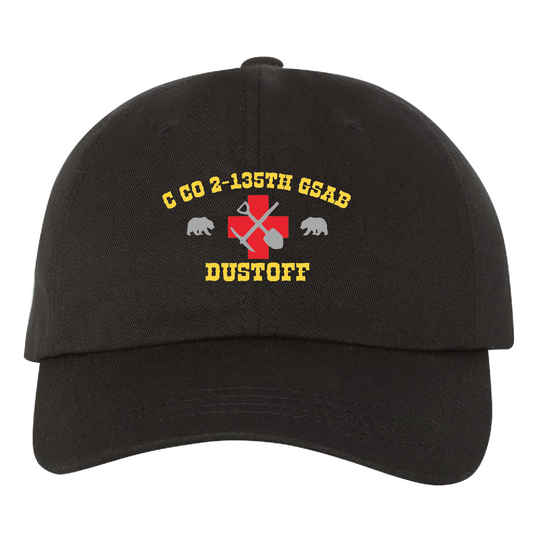 C Co, 2-135 "Gold Rush Dustoff" Embroidered Hats