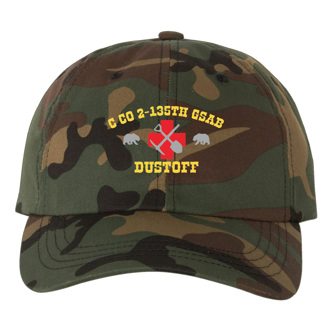 C Co, 2-135 "Gold Rush Dustoff" Embroidered Hats