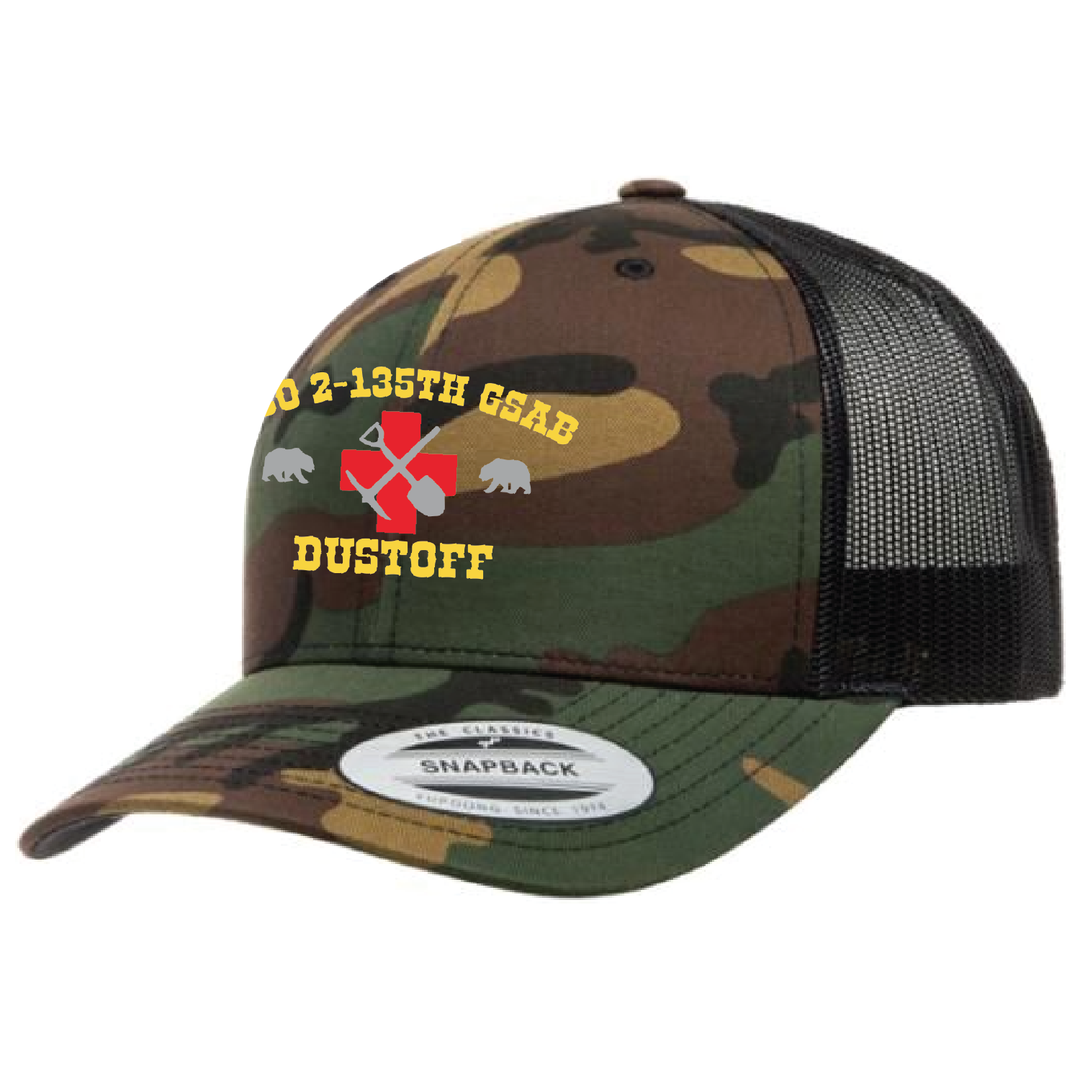 C Co, 2-135 "Gold Rush Dustoff" Embroidered Hats