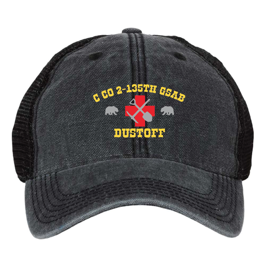 C Co, 2-135 "Gold Rush Dustoff" Embroidered Hats