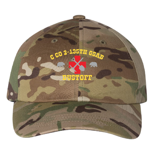 C Co, 2-135 "Gold Rush Dustoff" Embroidered Hats