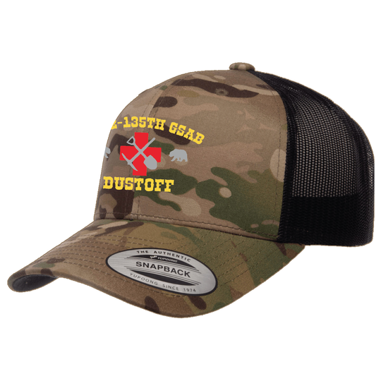 C Co, 2-135 "Gold Rush Dustoff" Embroidered Hats