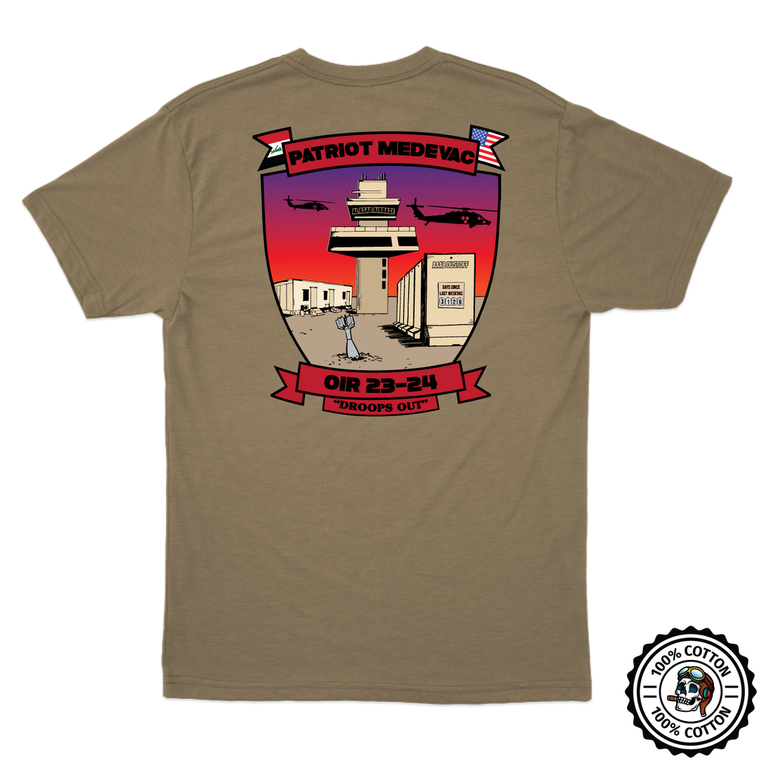 C Co, 3-126 AVN "Patriot Medevac" Tan 499 T-Shirt