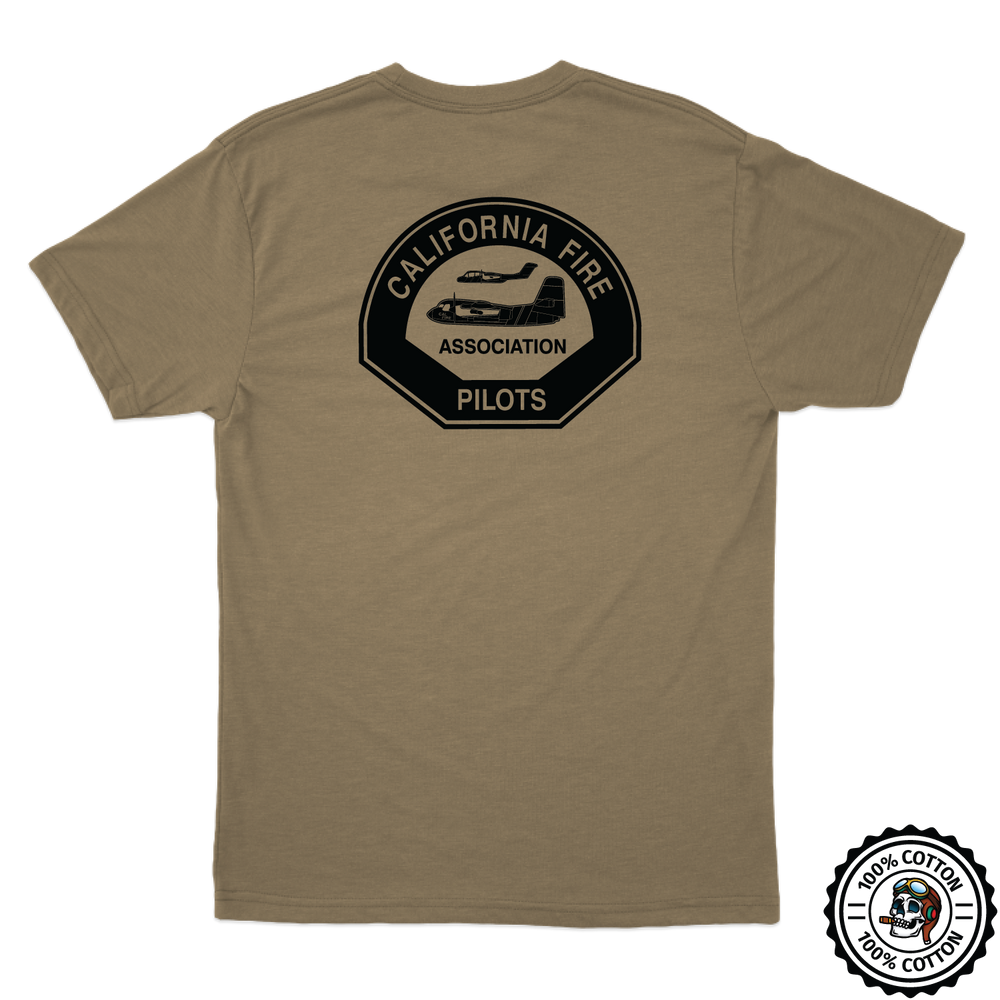 California Fire Pilots Association V2 Tan 499 T-Shirt