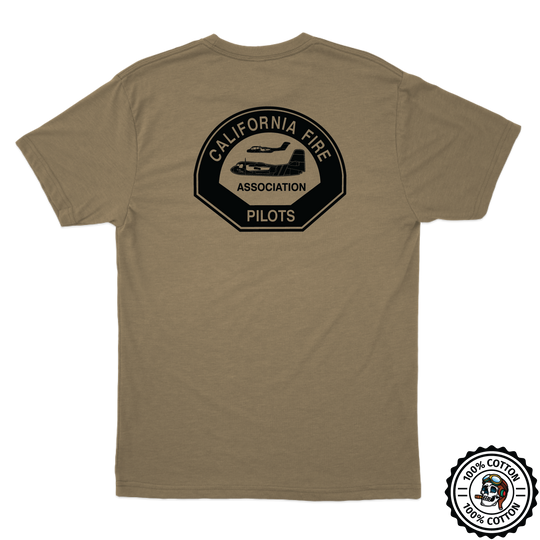 California Fire Pilots Association V2 Tan 499 T-Shirt