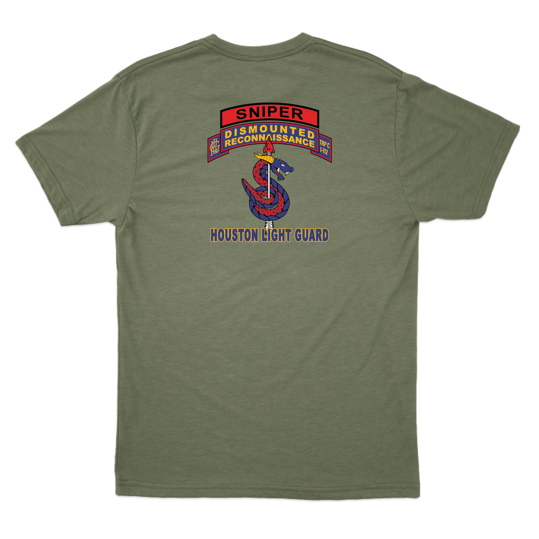 C (DRT), 1-112th CAV (RSTA) "Sniper" T-Shirts