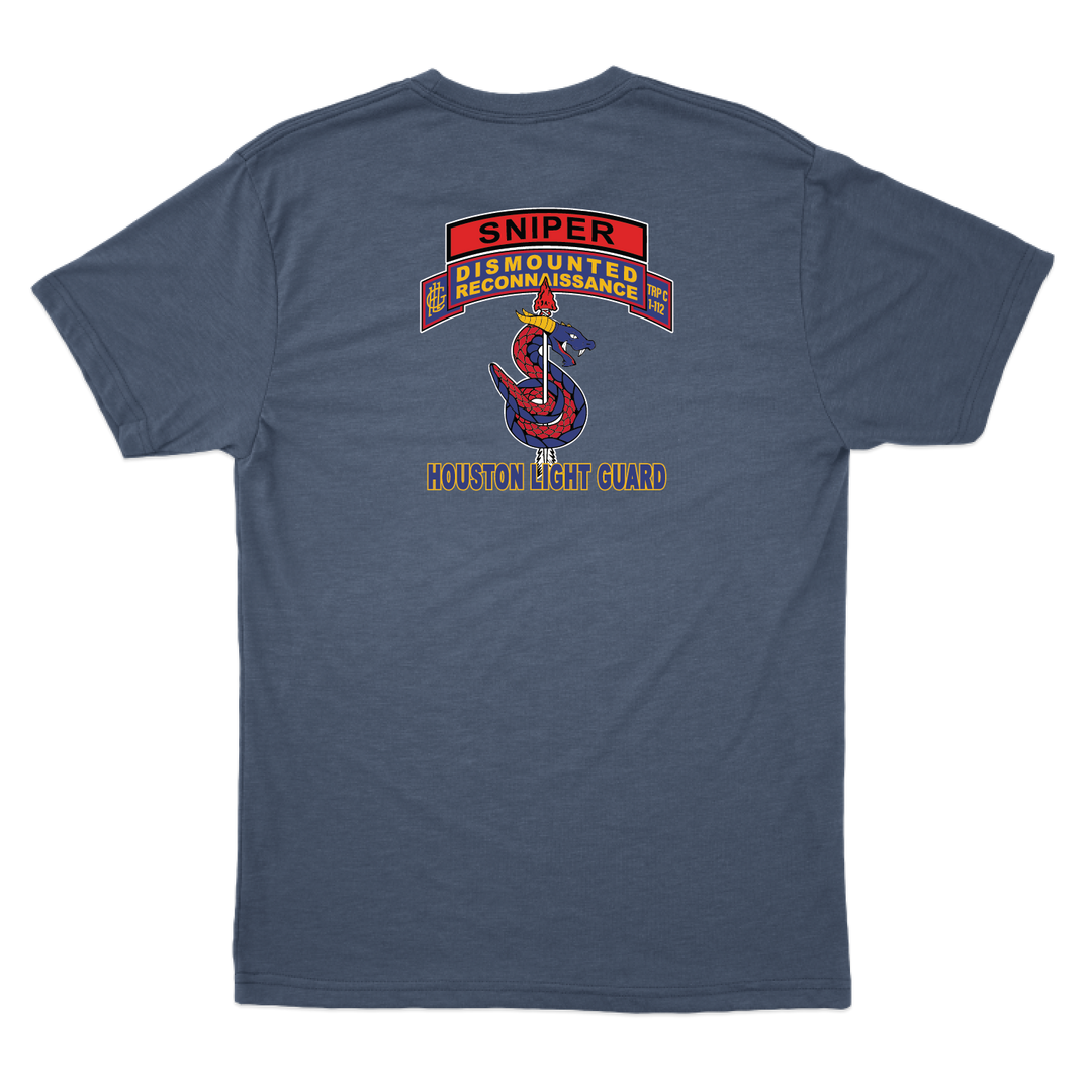 C (DRT), 1-112th CAV (RSTA) "Sniper" T-Shirts
