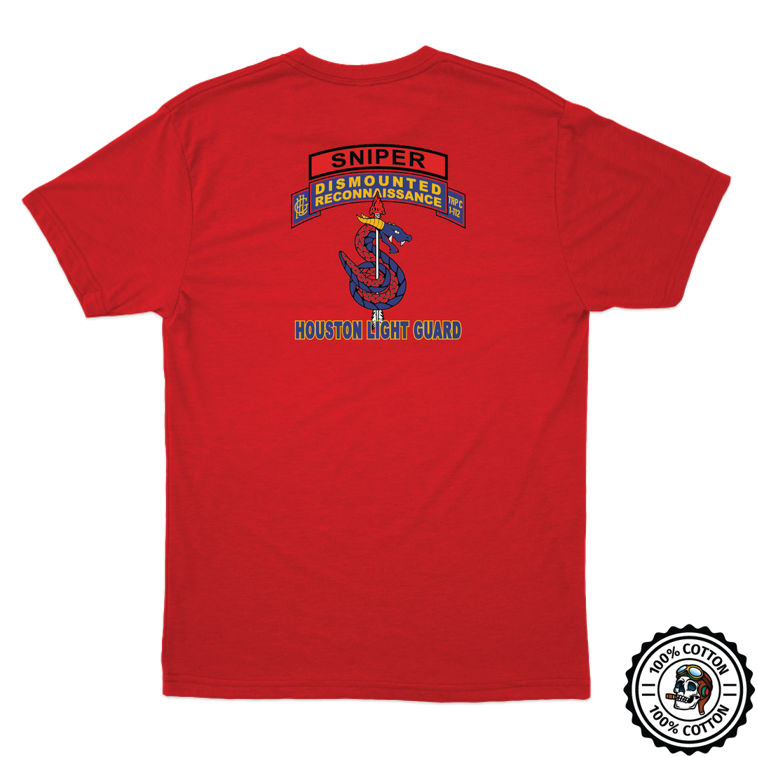 C (DRT), 1-112th CAV (RSTA) "Sniper" T-Shirts