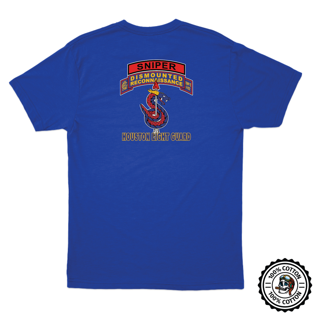 C (DRT), 1-112th CAV (RSTA) "Sniper" T-Shirts