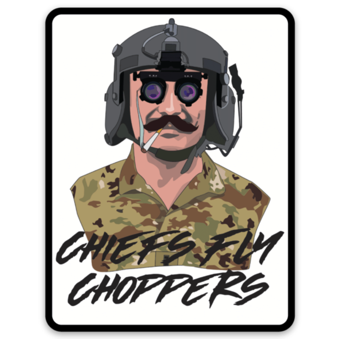 Chiefs Fly Choppers Sticker