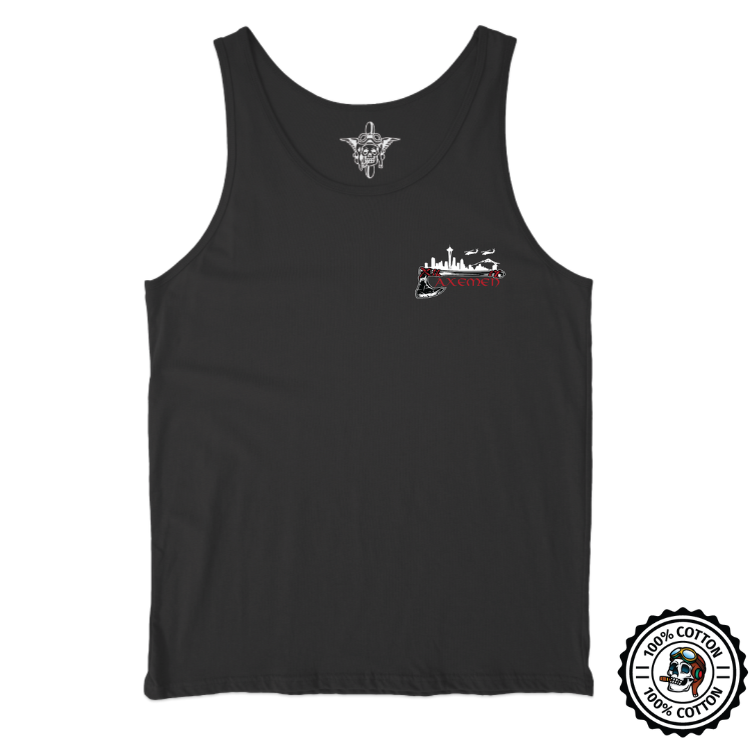A Co, 2-158 AHB "Axemen" Tank Top Black Front