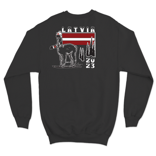 C Co, 2-3 GSAB "Combat Llamas" Latvia Crewneck Sweatshirt