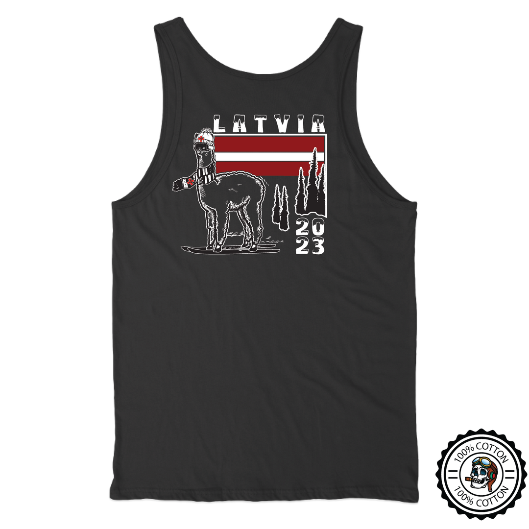 C Co, 2-3 GSAB "Combat Llamas" Latvia Tank Tops