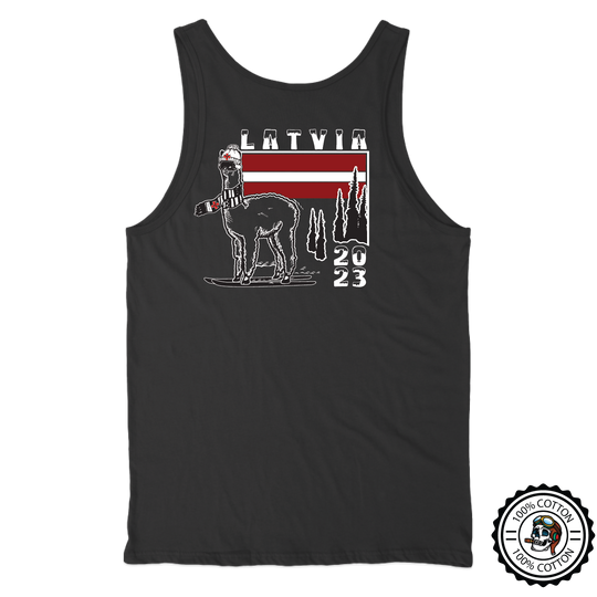 C Co, 2-3 GSAB "Combat Llamas" Latvia Tank Tops