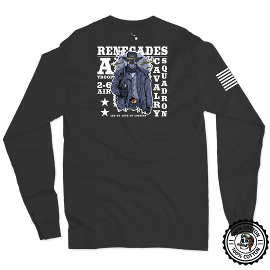 A TRP, 2-6 CAV "RENEGADES" Long Sleeve T-Shirt