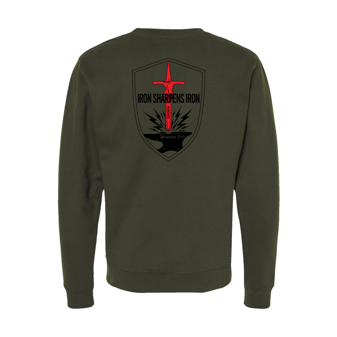 B Co, 640th ASB "Blacksmiths" Crewneck Sweatshirt