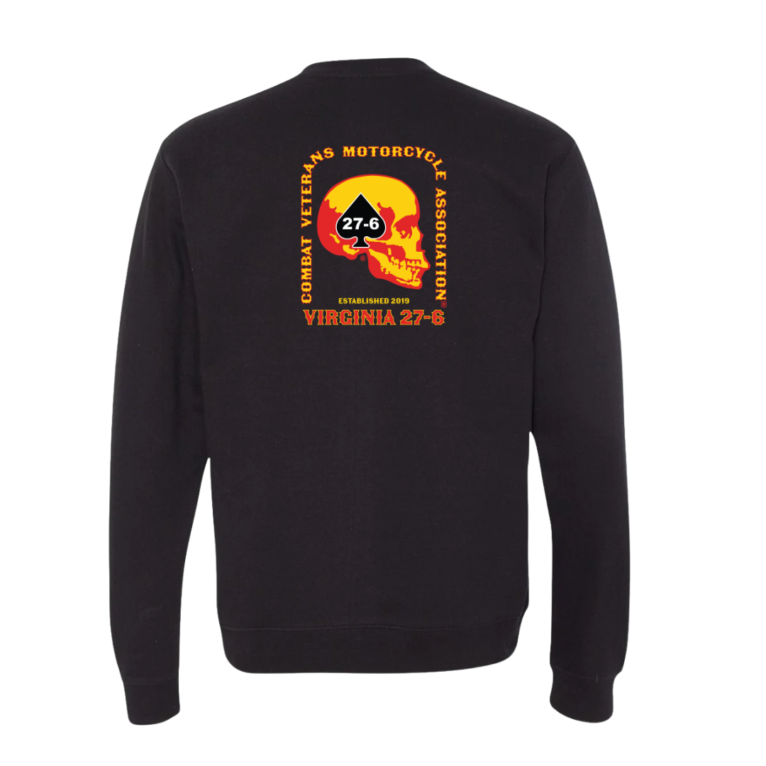 Combat Veterans Motorcycle Association 27-6 Crewneck Sweatshirt