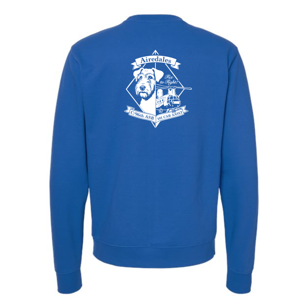 C Co, 96th ASB Airedale Crewneck Sweatshirt