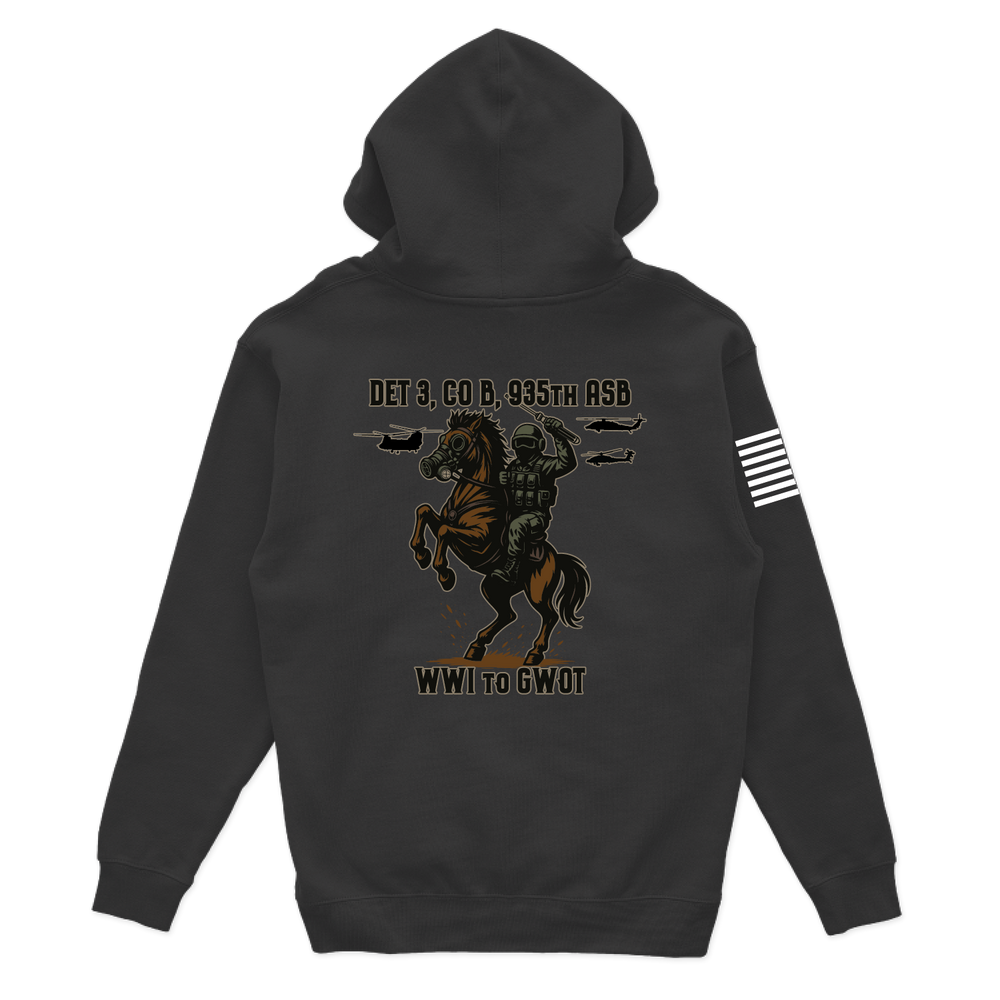 Det 3, B Co, 935th ASB w/ Flag Hoodies